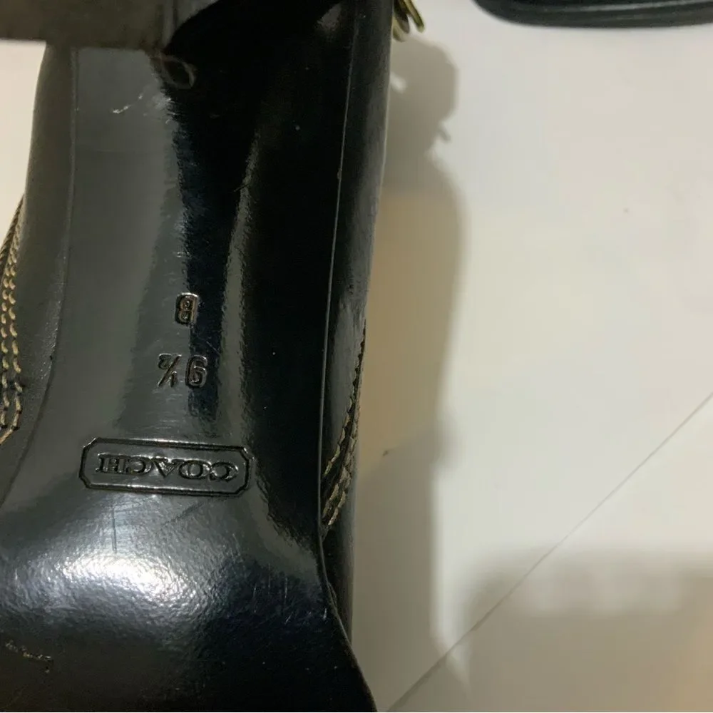 Coach ankle boots Nancie Calf Boots 9.5 B